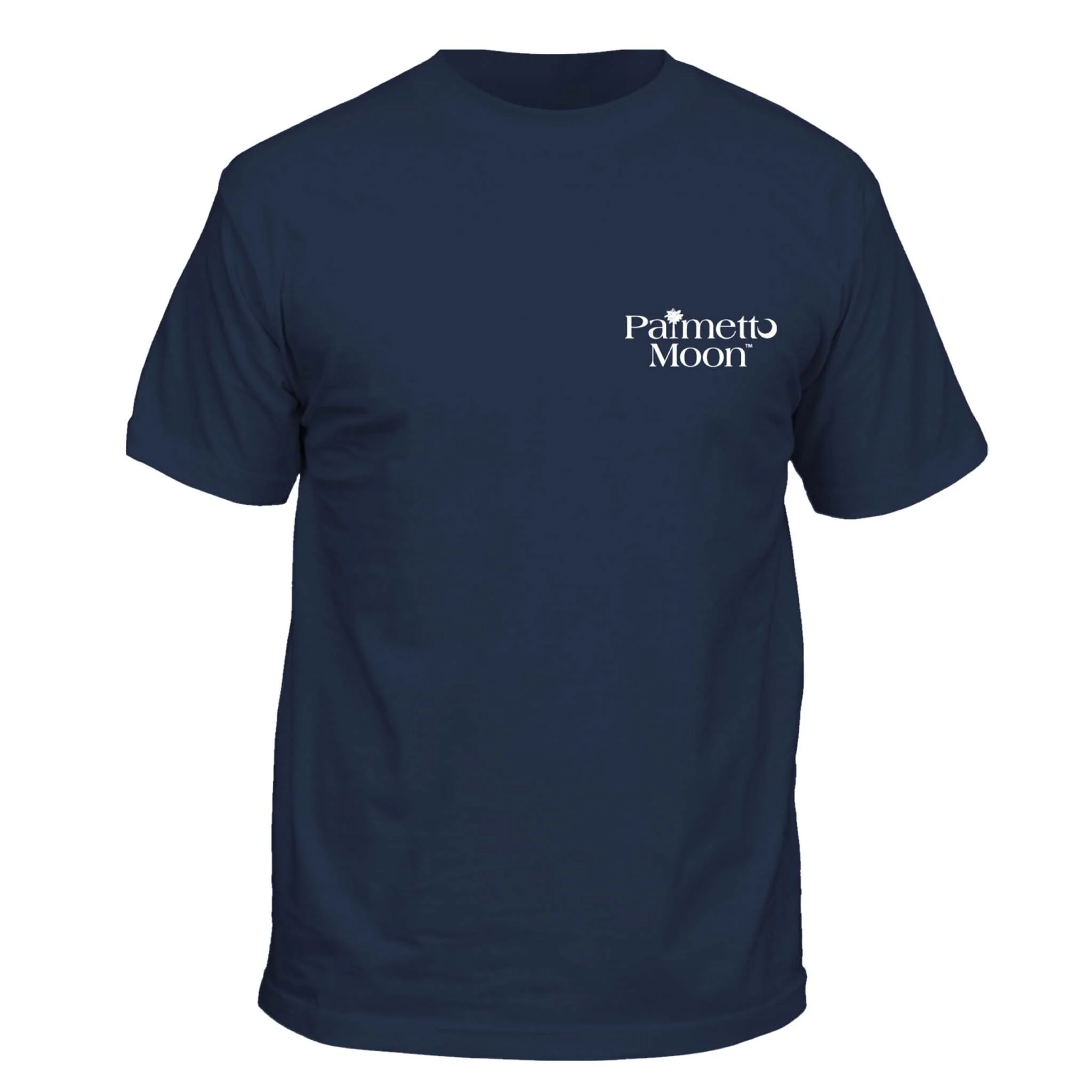 Sunset Sky Short Sleeve T-Shirt in Navy - Image 2