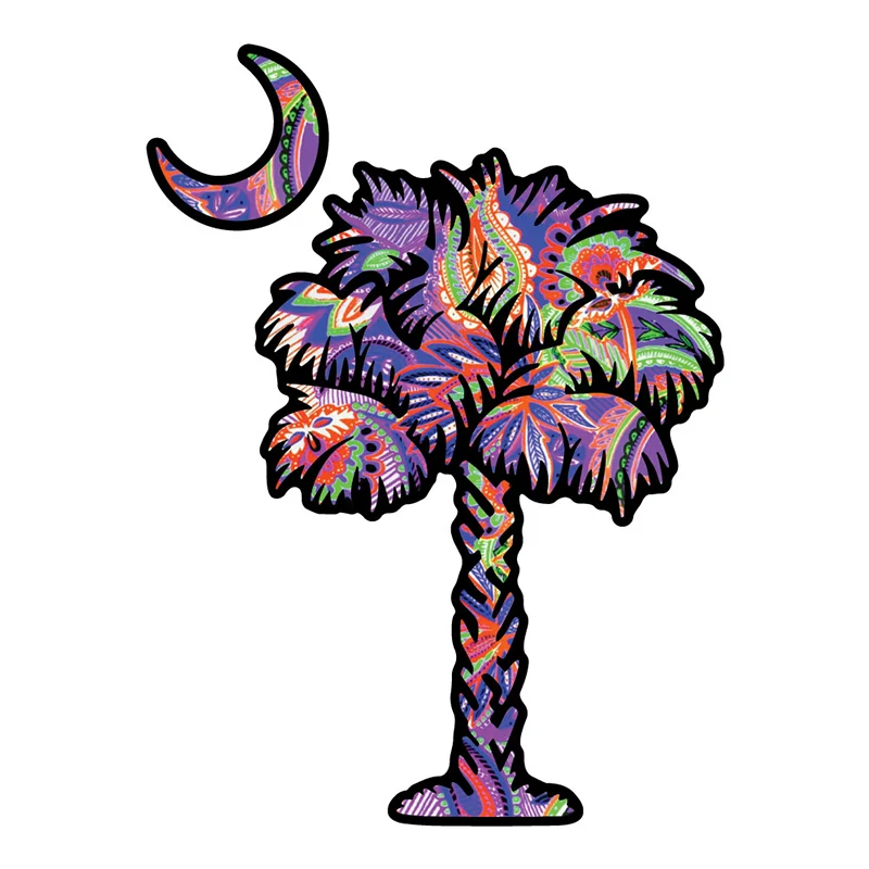 Palmetto Tree 6 inch Decal - Image 4