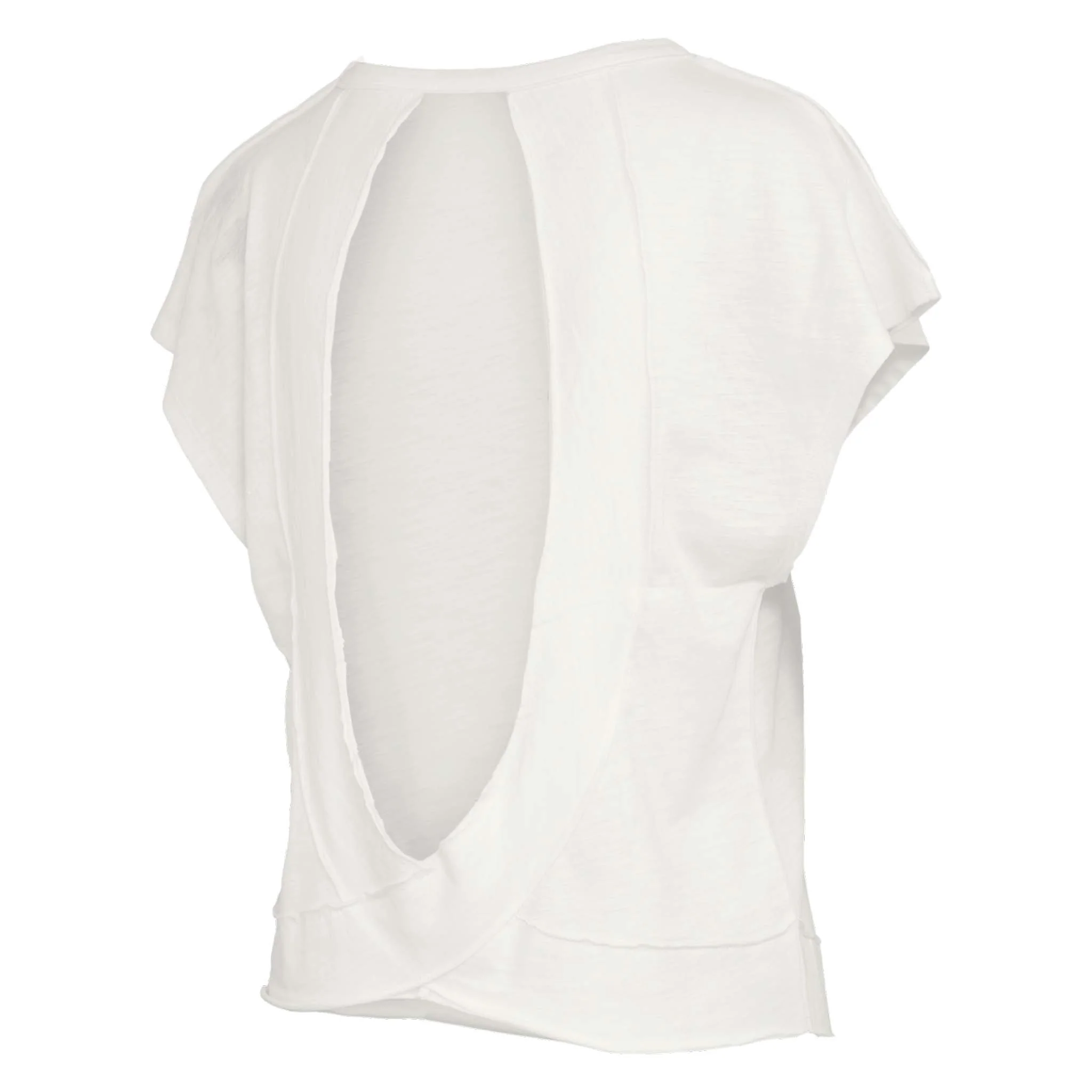 Clemson Open Back Slub Short Sleeve Top - Image 2