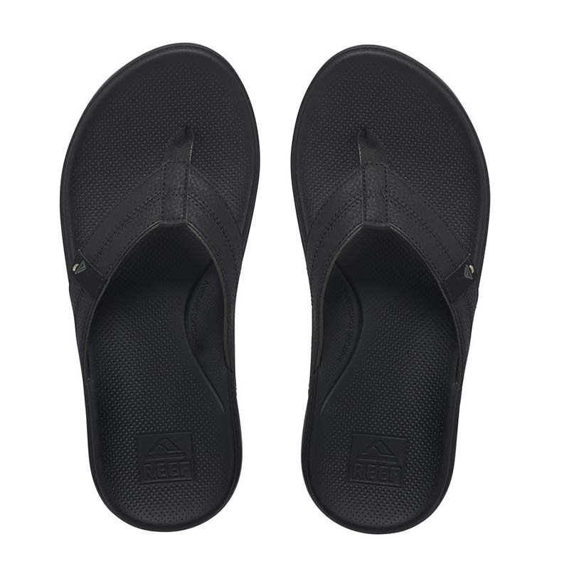 Men's Reef Cushion Phantom Sandals in Black - Image 2