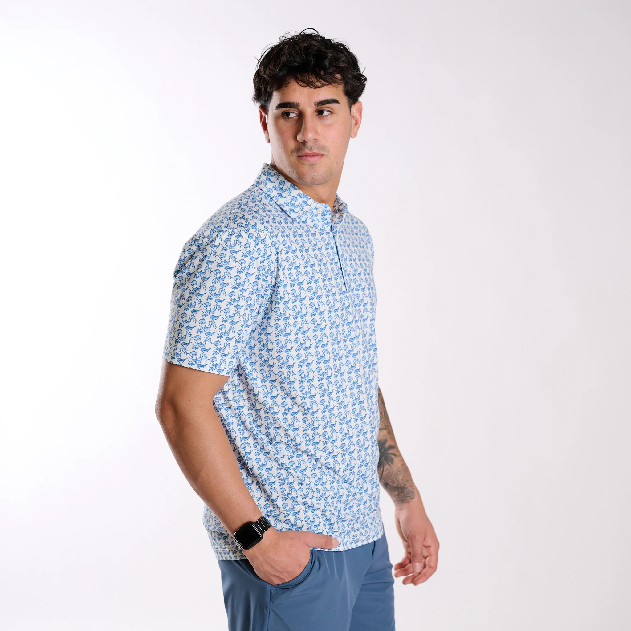Fish Water Dude Polo - Image 4