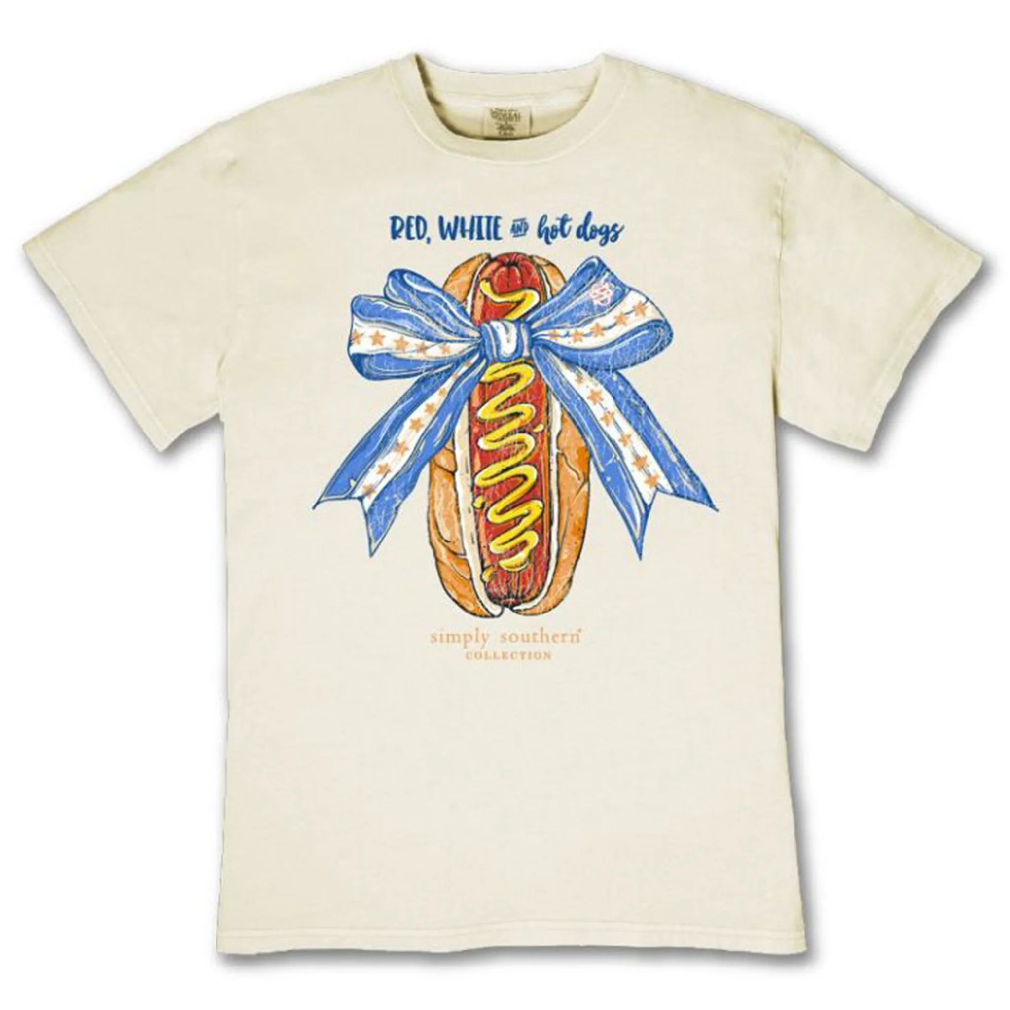 Hotdog Bow Short Sleeve T-Shirt
