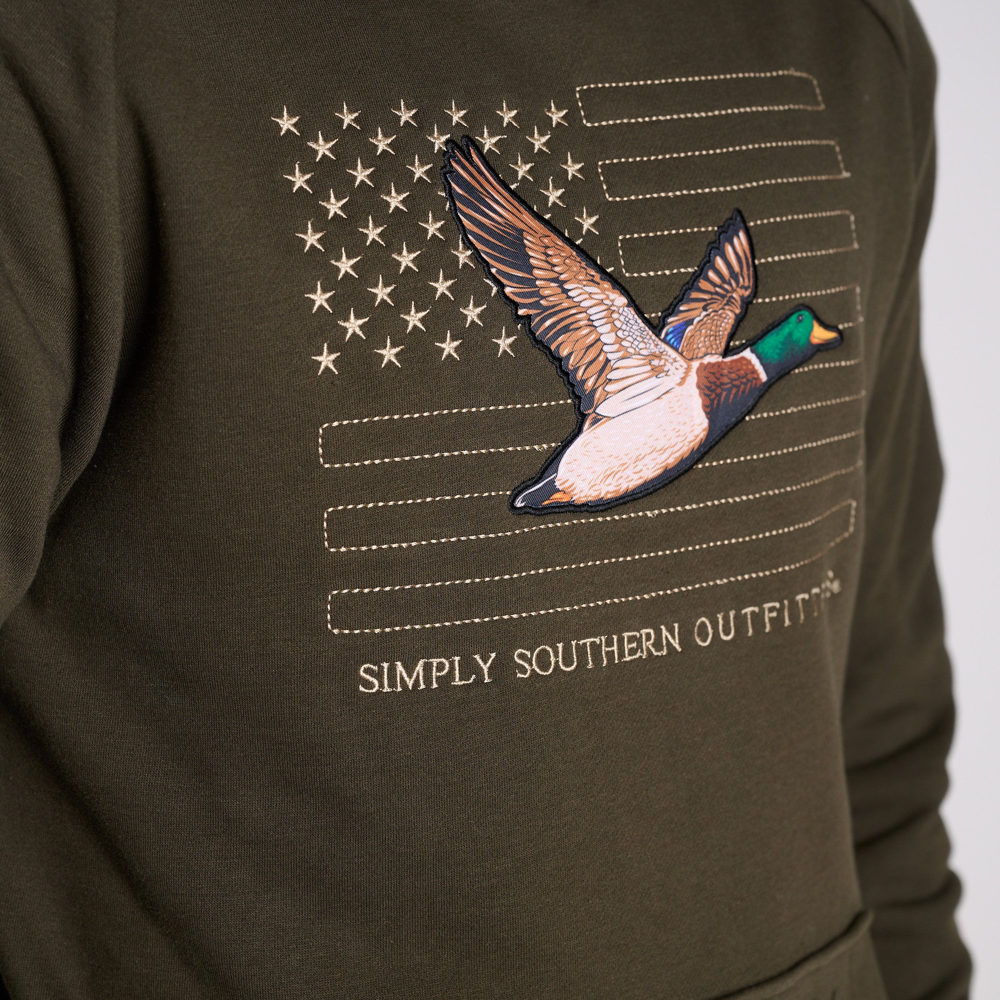 Men's Duck Outdoor Hoodie - Image 2