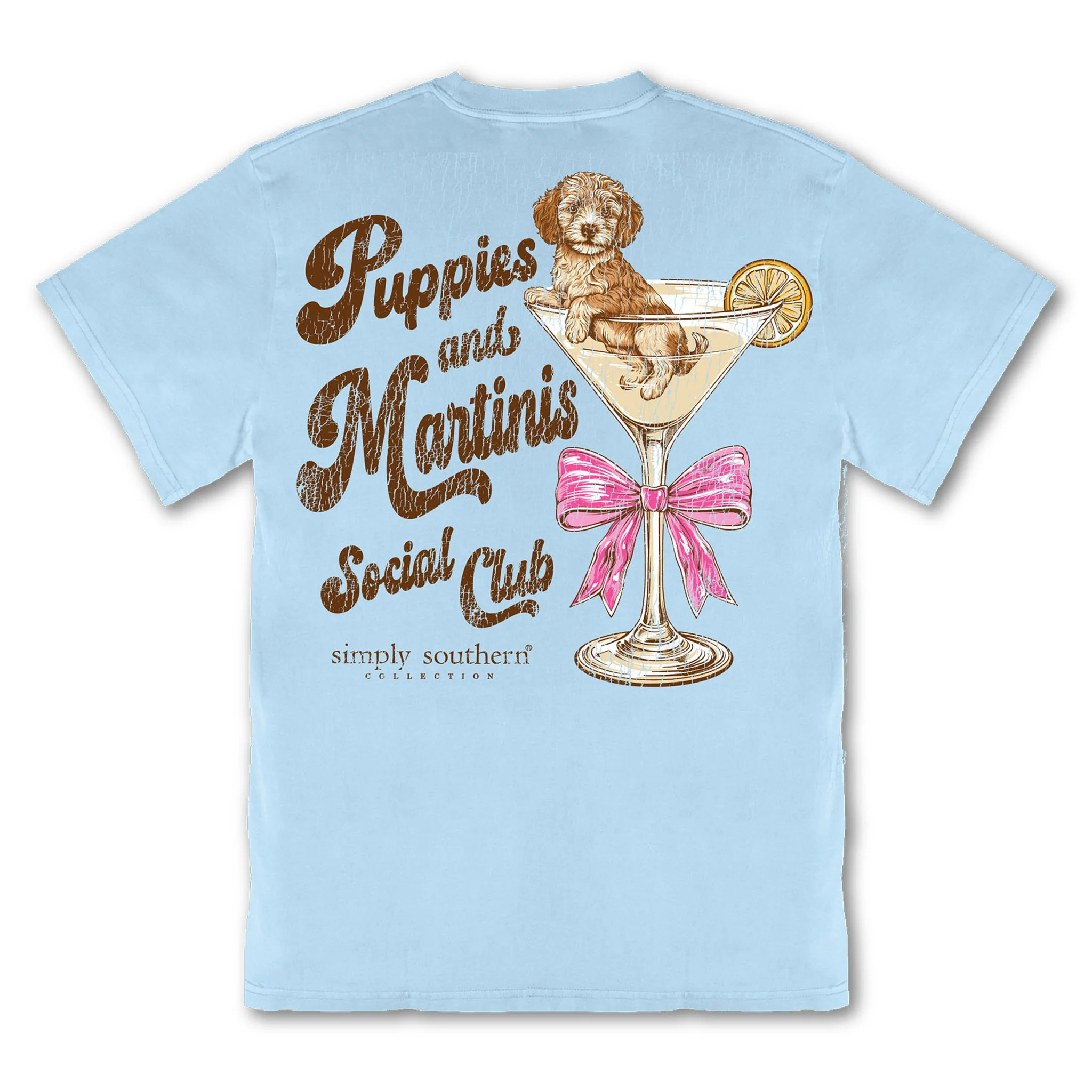 Puppies and Martinis Short Sleeve T-Shirt