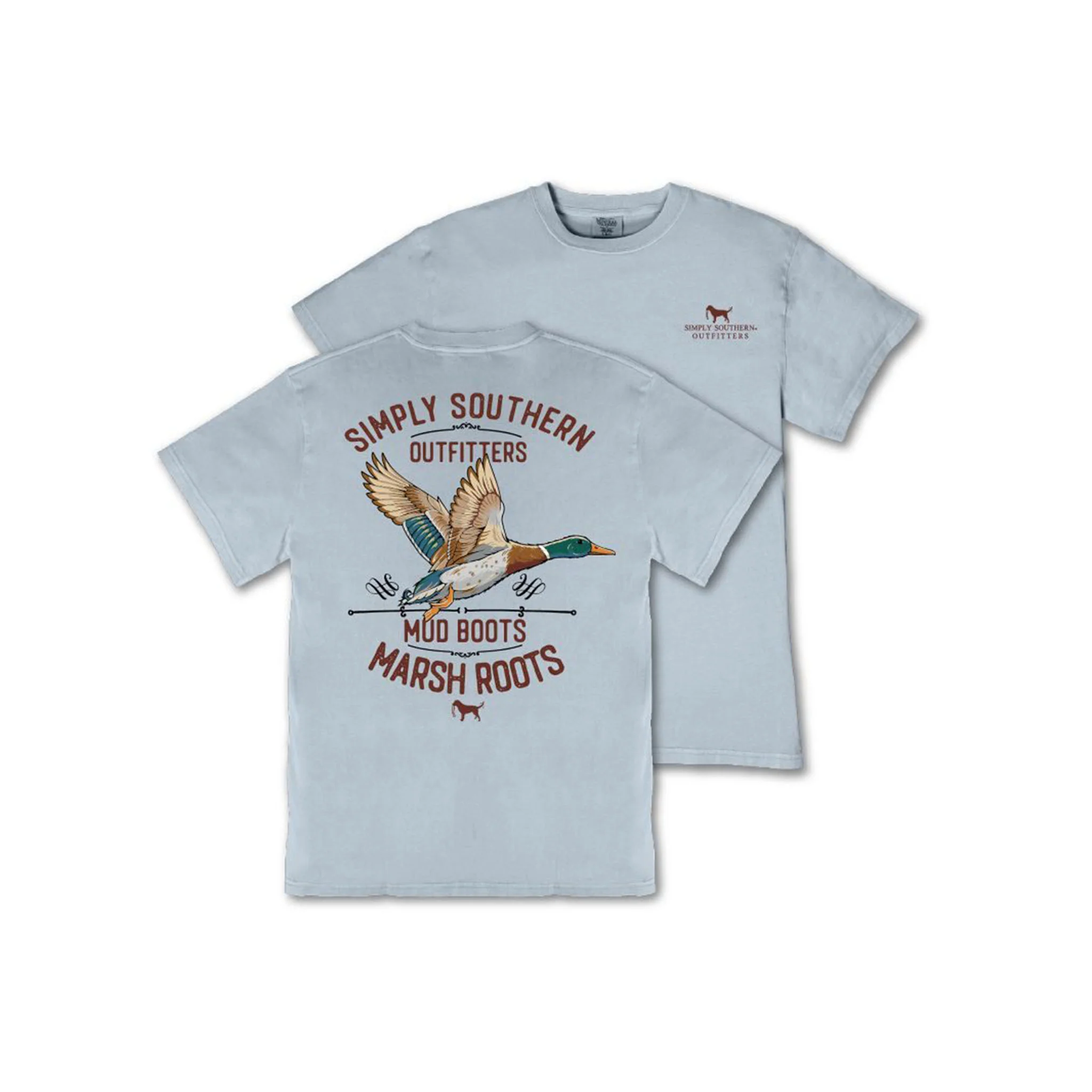 Youth Mud Boots Marsh Roots Short Sleeve T-Shirt
