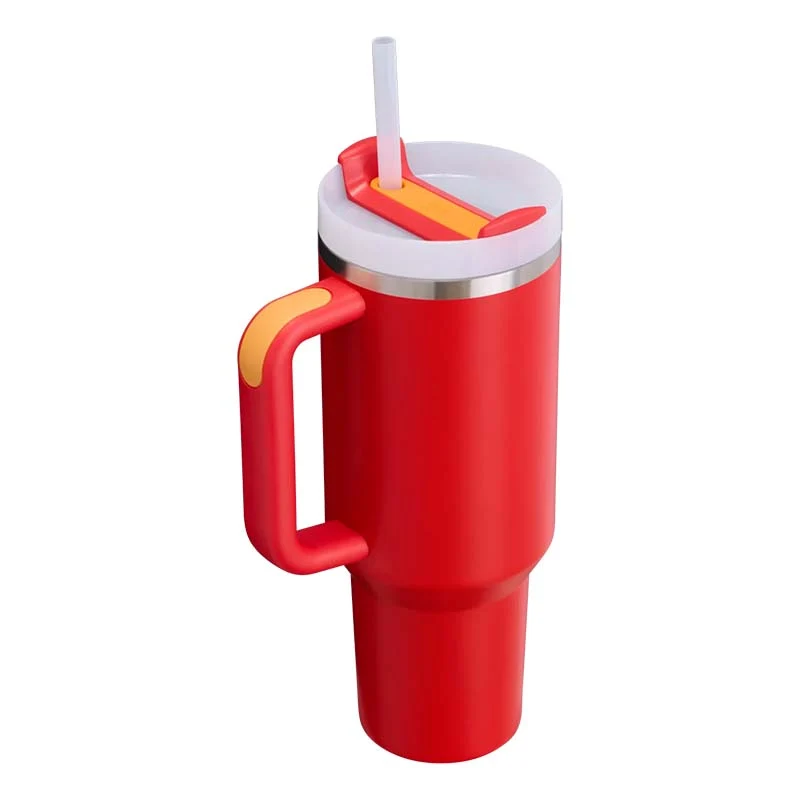 The 40oz Quencher H2.0 Flowstate™ Tumbler in Chili - Image 3