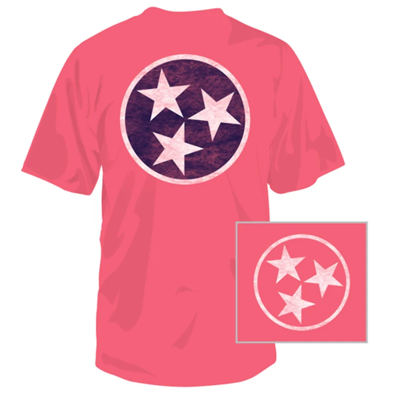 Tennessee Tri-Star Short Sleeve T-Shirt - Image 4