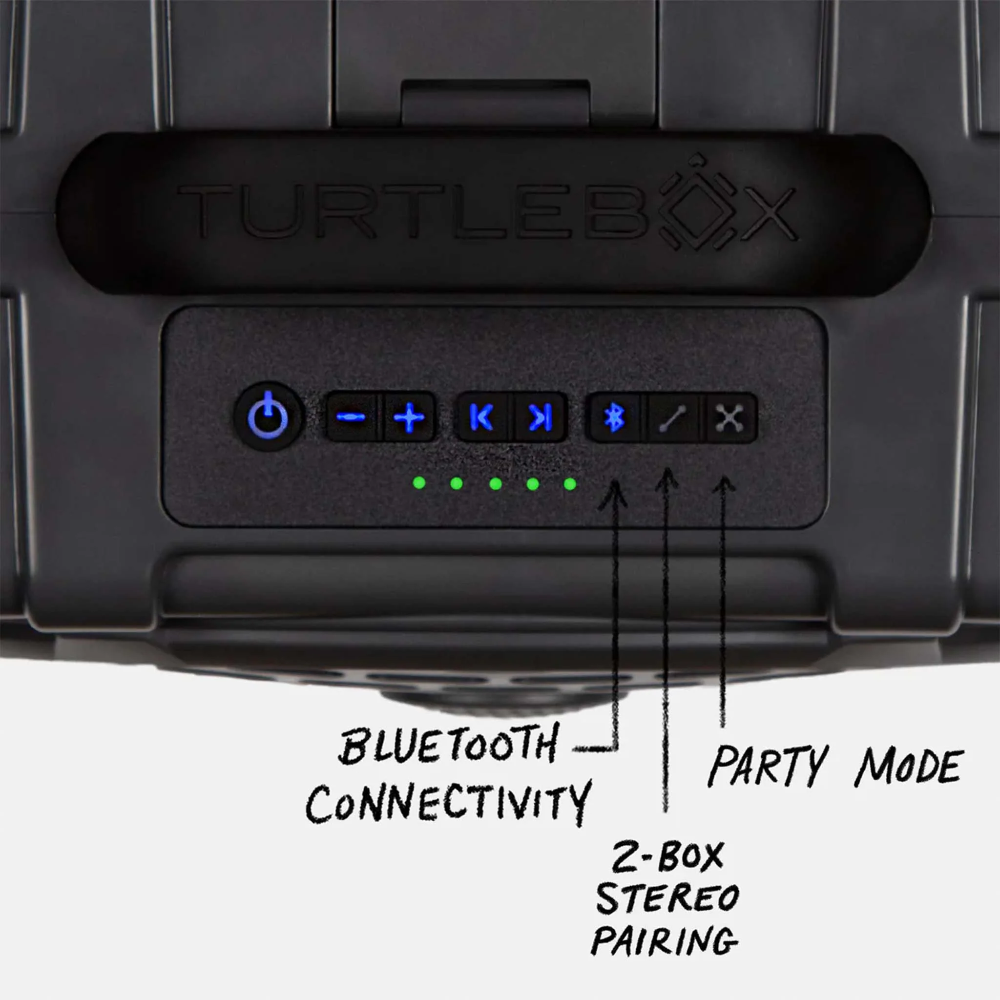 TurtleBox Gen 3 Gray Portable Speaker - Image 3