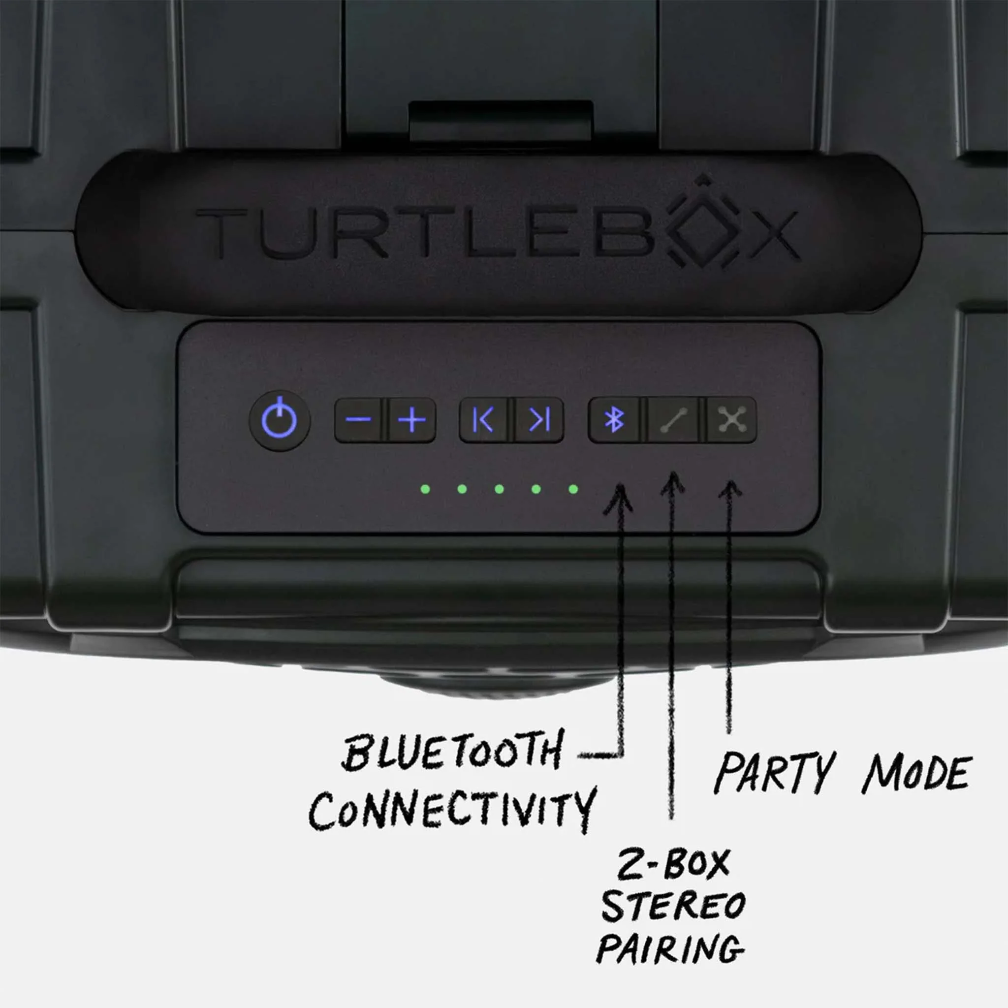 TurtleBox Gen 3 Green Portable Speaker - Image 7
