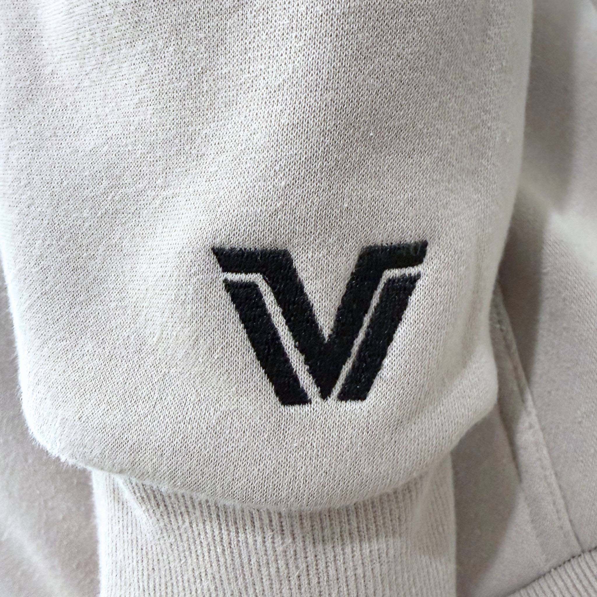 Mallard Embroidered Hoodie in Grey - Image 4