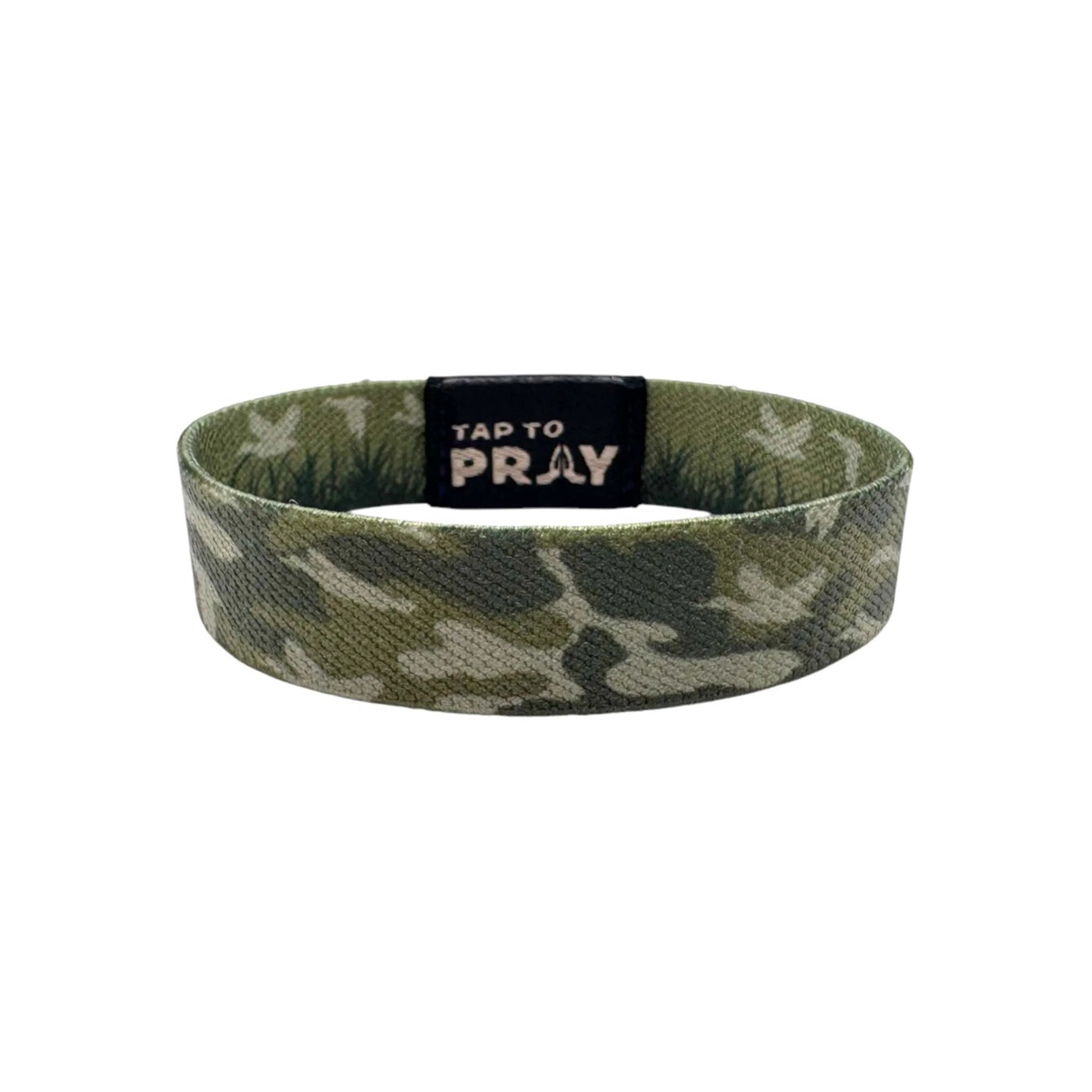 Tap To Pray Wristband in Waterfowl Camo - Image 3