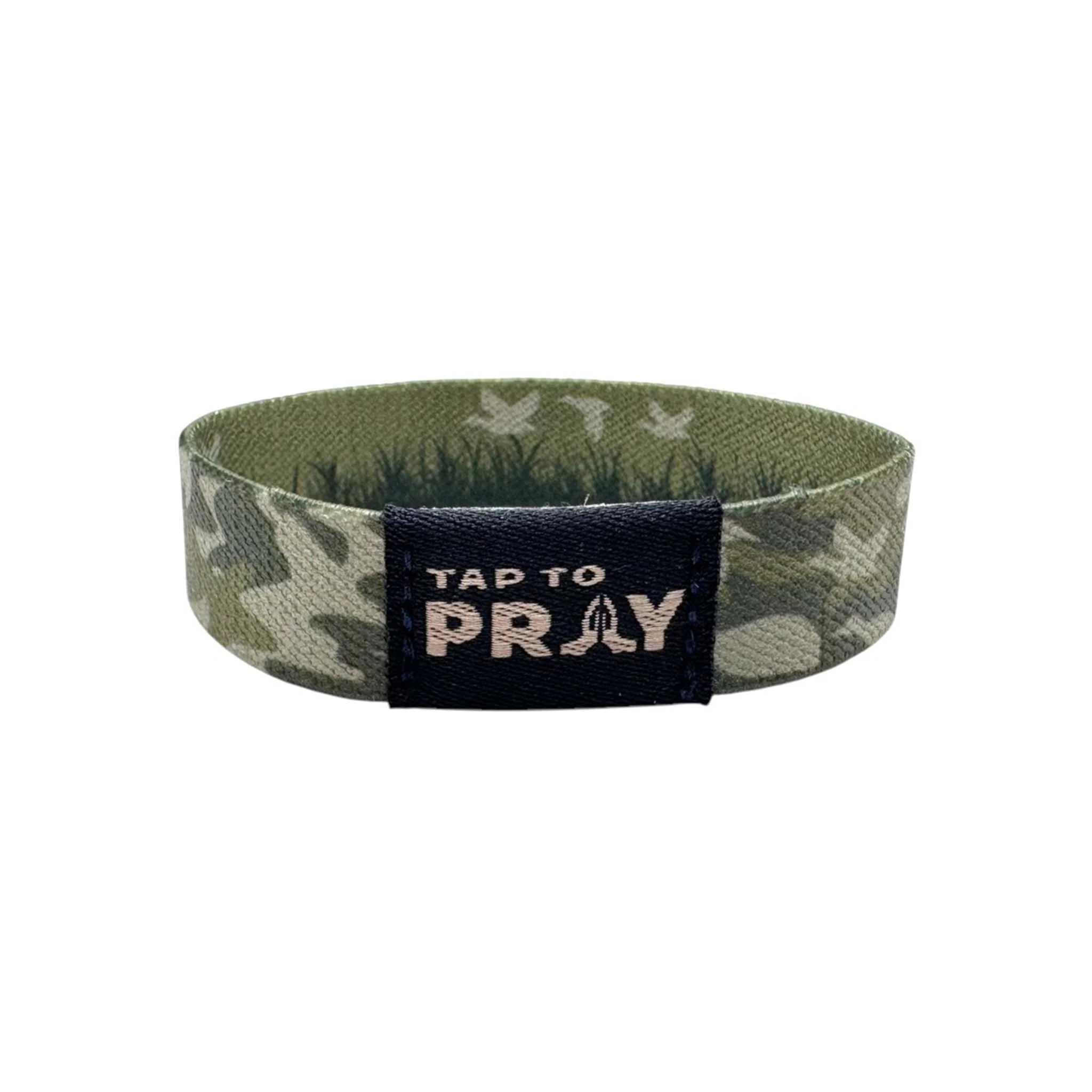 Tap To Pray Wristband in Waterfowl Camo - Image 4