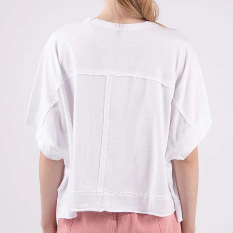 Oversized Boxy Pocket Cropped Shirt - Image 16