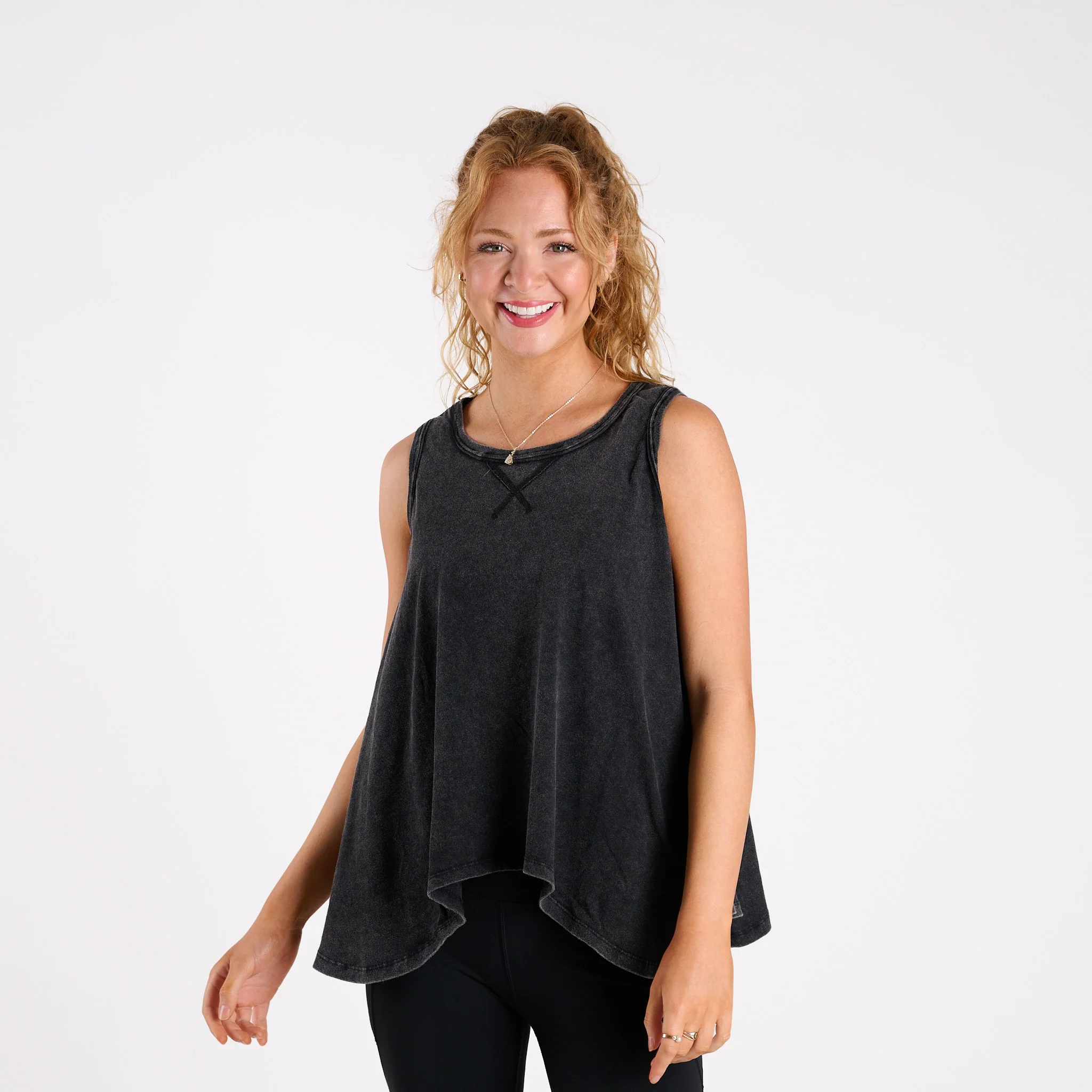 Vintage Washed Swing Tank Top - Image 11