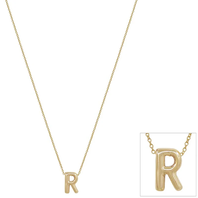 Bubble Initial Letter Necklace - Image 10