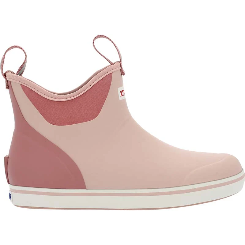 Women's 6 Inch Ankle Deck Boot in Blush Pink - Image 2