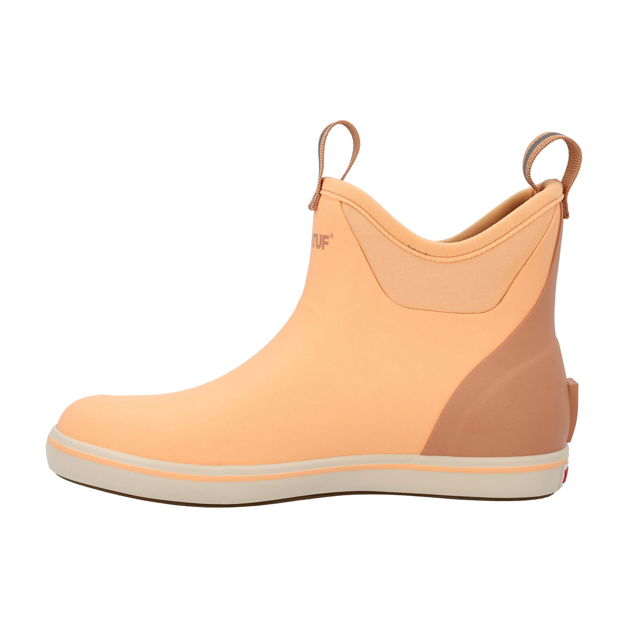 Women's 6 Inch Ankle Deck Boot in Peach Fuzz - Image 3