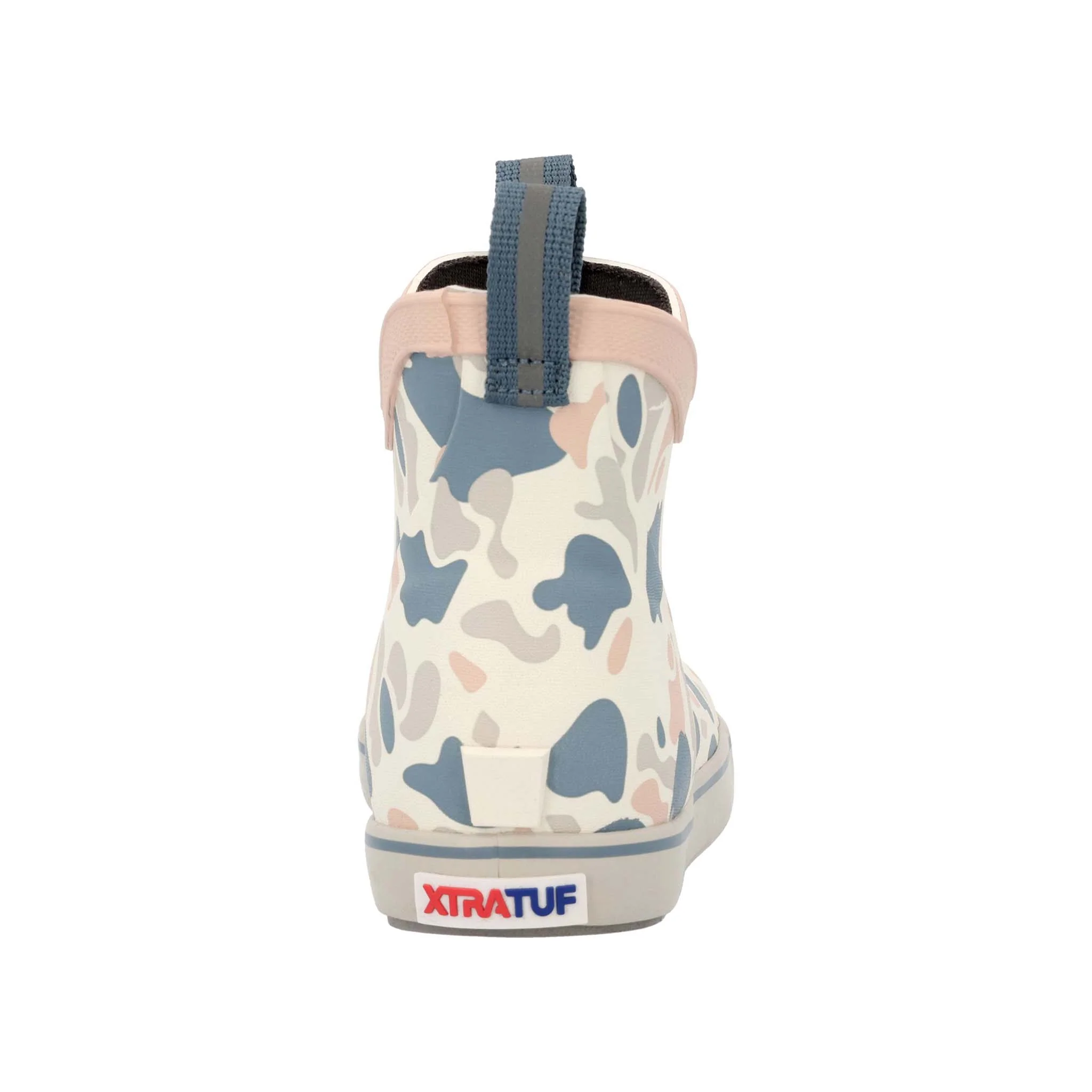 Youth Ankle Deck Boot in Ivory Duck Camo - Image 4