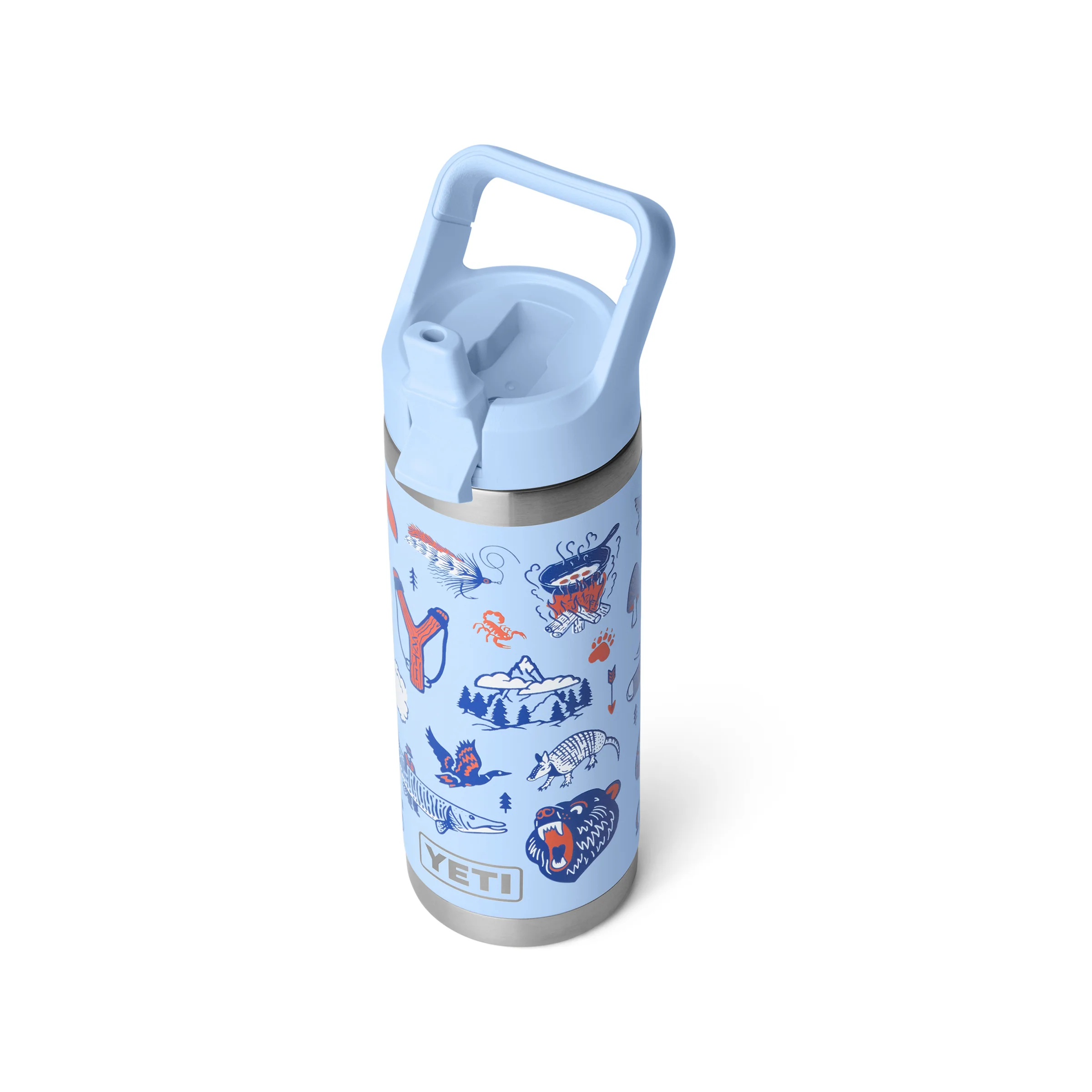 Big Sky Summer Camp Rambler 18oz Straw Bottle - Image 2