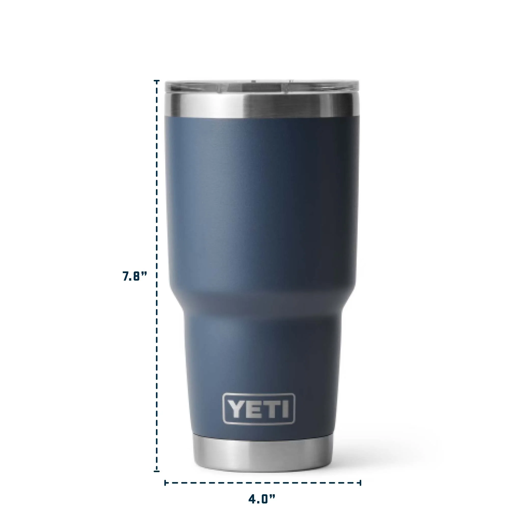 Blue Camo Rambler 30oz Tumbler - Image 4