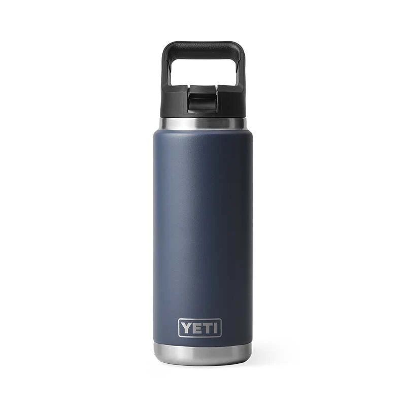 Navy 26oz Straw Water Bottle - Image 2