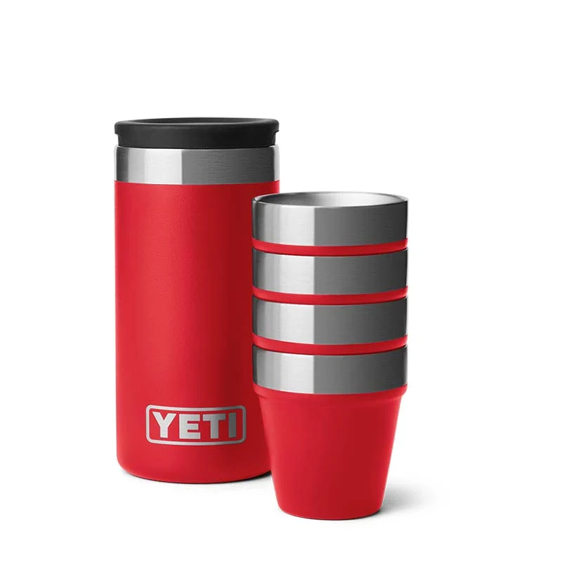 Rescue Red 4 Piece Shot Glasses - Image 3