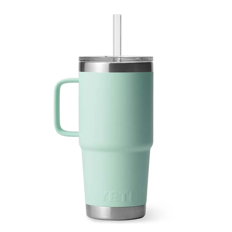 Seafoam Rambler 25oz Straw Mug - Image 2