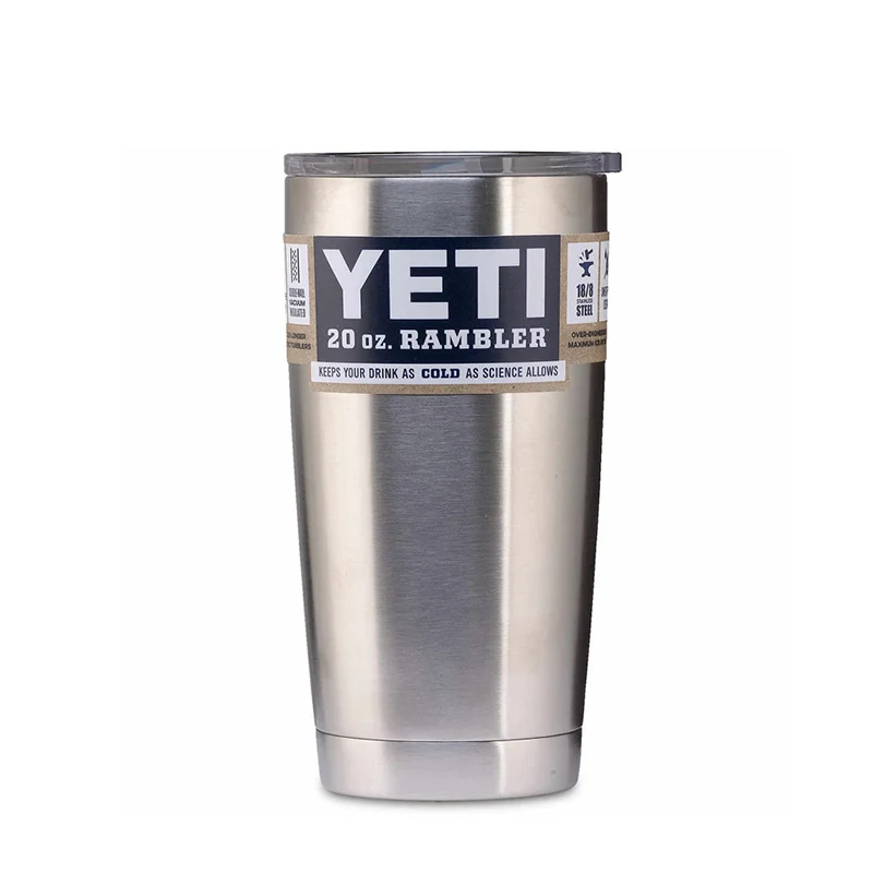 Stainless Steel Rambler 20oz. Tumbler - Image 3