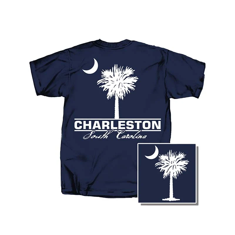 Youth Charleston Palmetto Tree Short Sleeve T-Shirt - Image 2