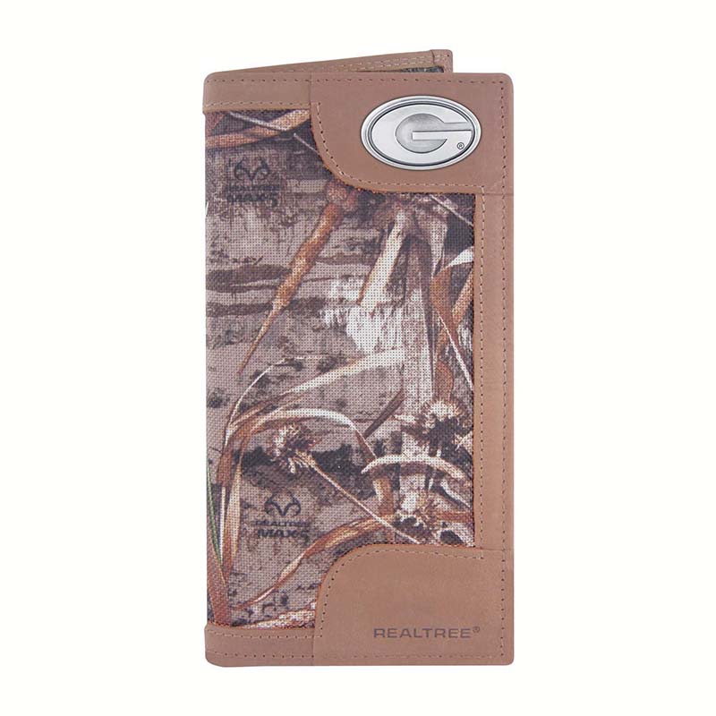 UGA Realtree Camo Roper Concho Wallet